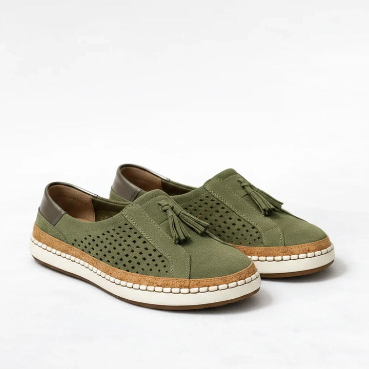 Orthopaedic Slip On Shoes Women Wide Fit Breathable Comfort