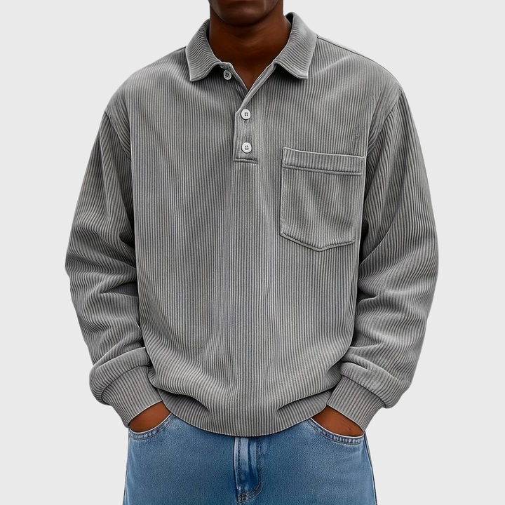 Men's Long Sleeve Corduroy Shirt