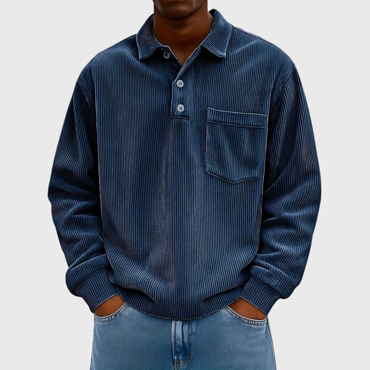 Men's Long Sleeve Corduroy Shirt