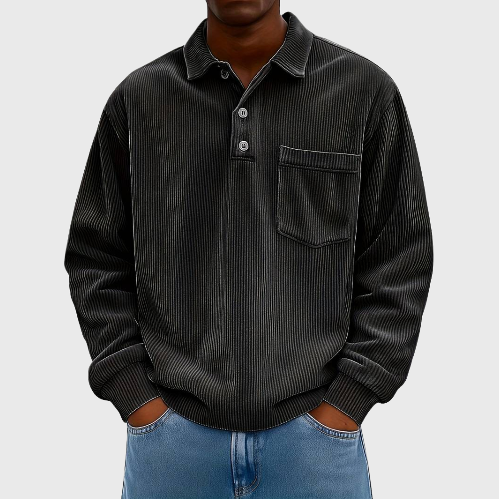 Men's Long Sleeve Corduroy Shirt