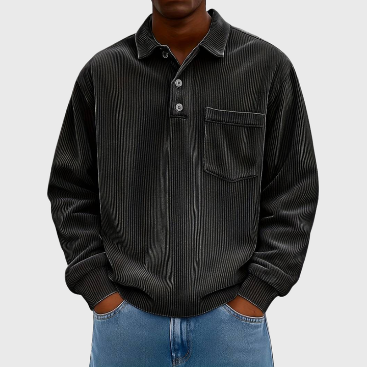 Men's Long Sleeve Corduroy Shirt