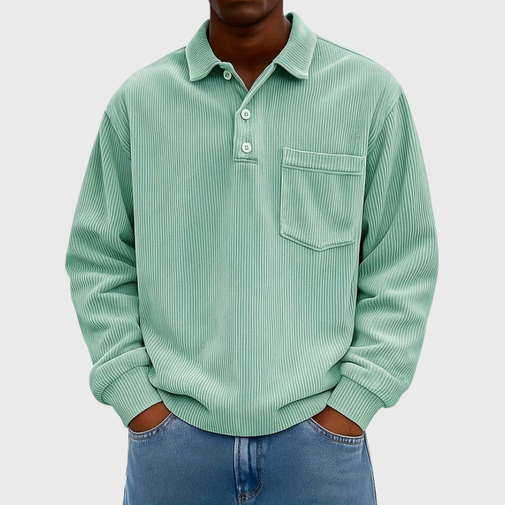 Men's Long Sleeve Corduroy Shirt
