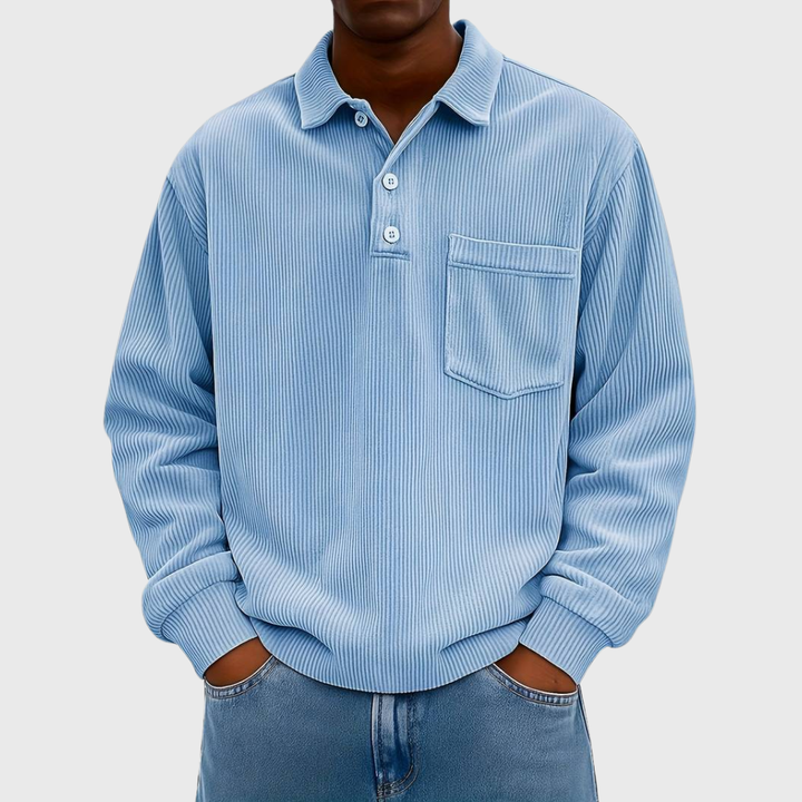 Men's Long Sleeve Corduroy Shirt