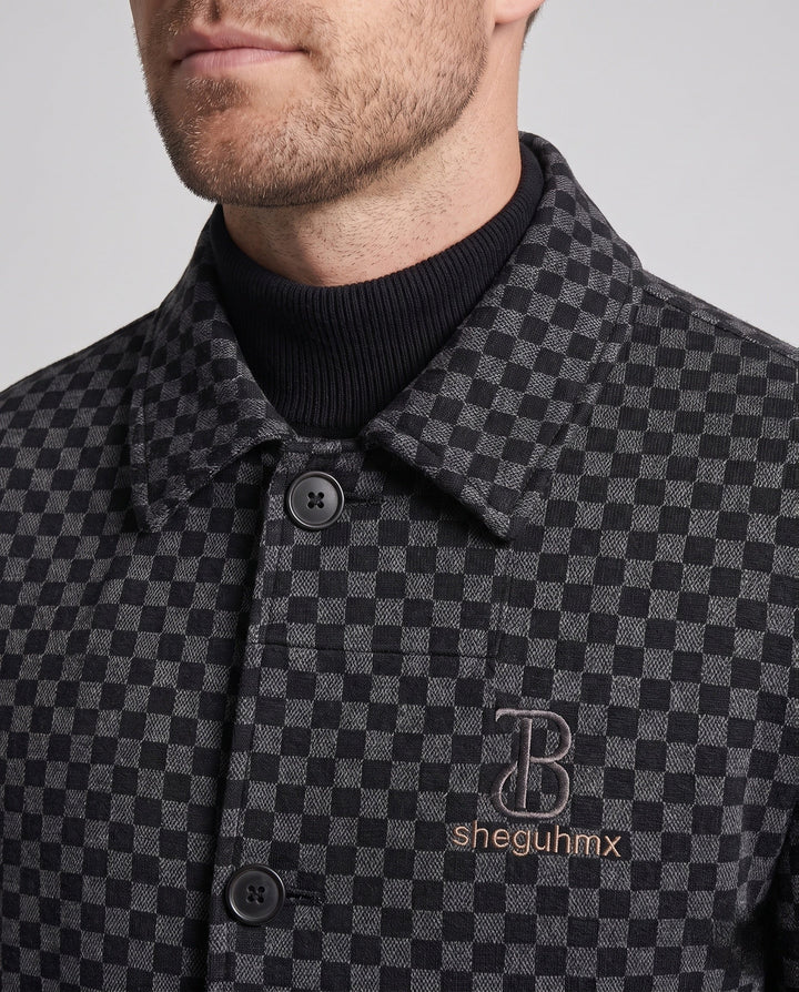 Men's Checked Casual Jacket