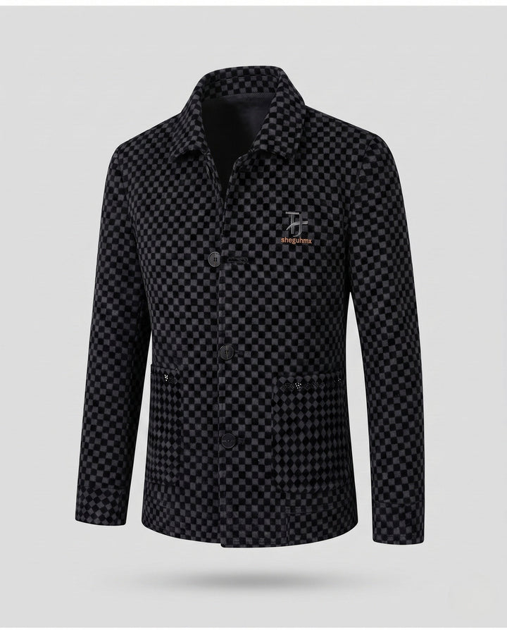 Men's Checked Casual Jacket