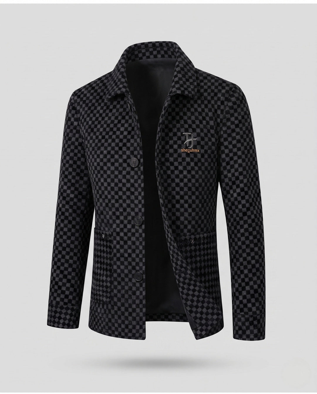 Men's Checked Casual Jacket