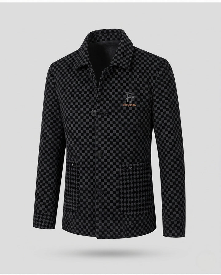 Men's Checked Casual Jacket