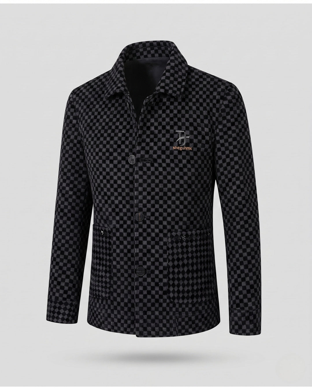 Men's Checked Casual Jacket