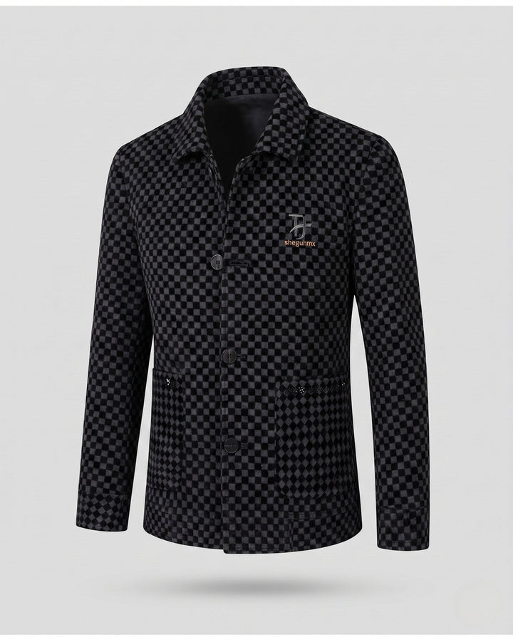 Men's Checked Casual Jacket
