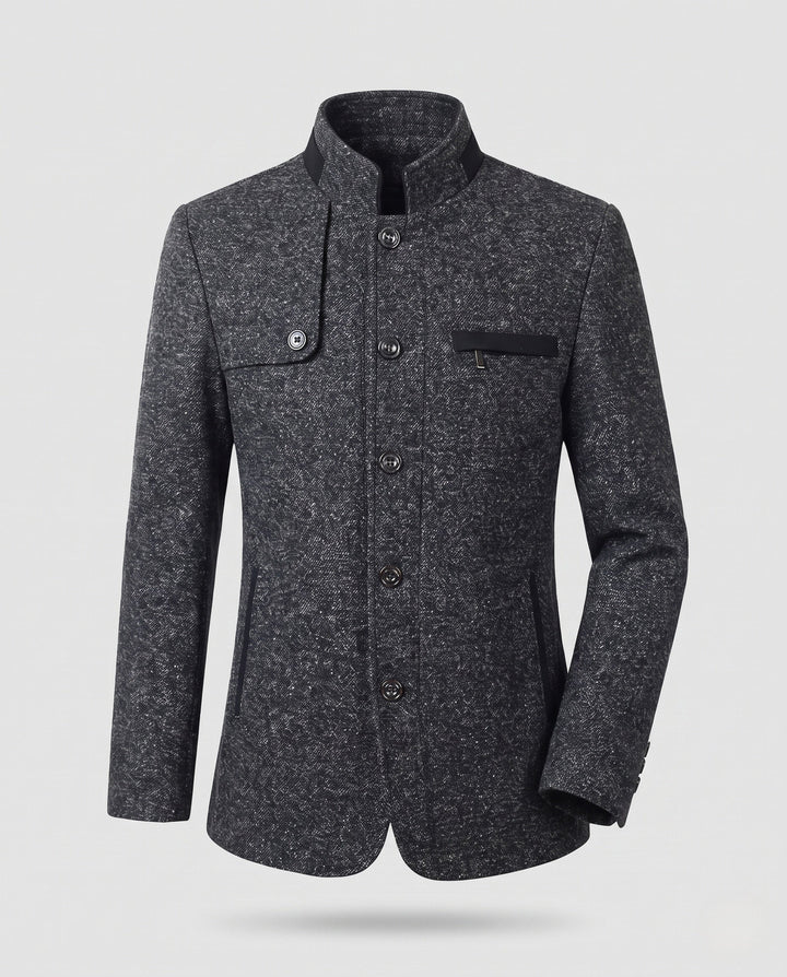 Men's Textured Short Coat