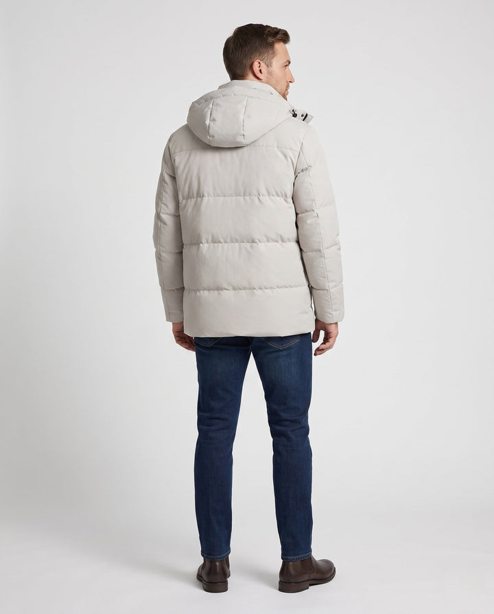 Men's Minimalist Quilted Parka