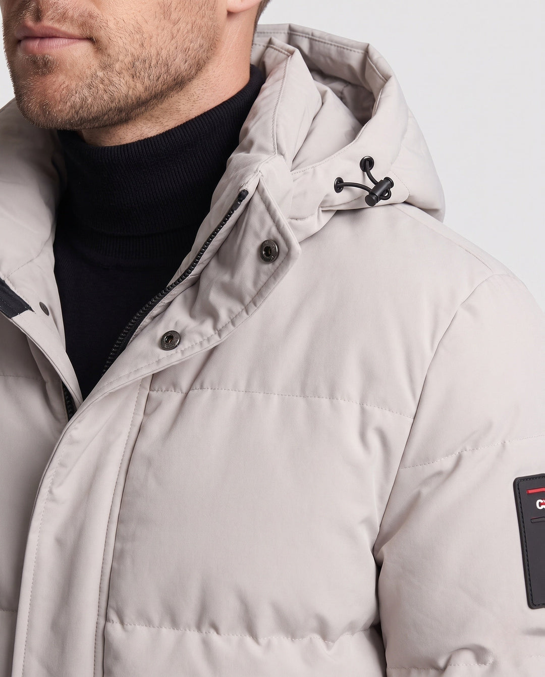 Men's Minimalist Quilted Parka