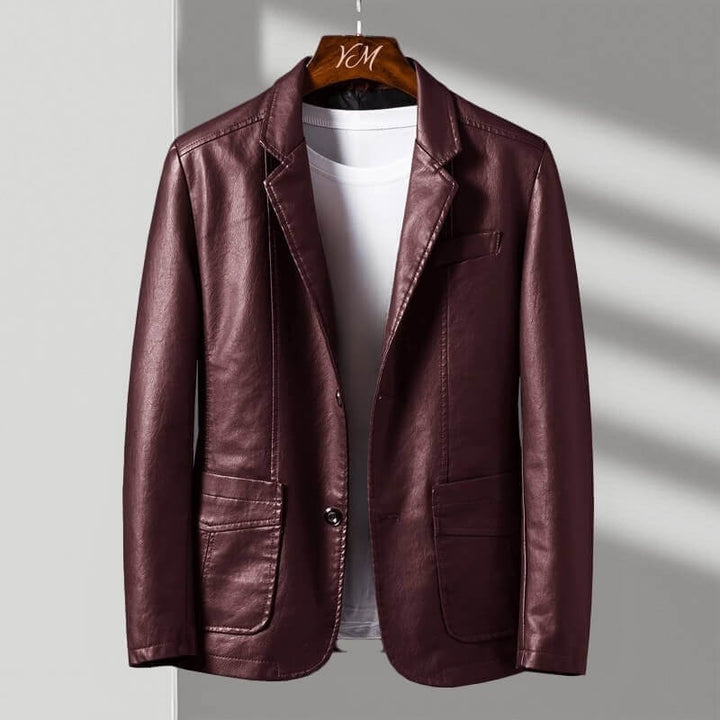 Men's Tailored Leather Jacket