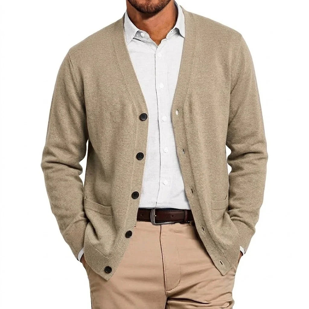 Men's Knit Stand Collar Blazer