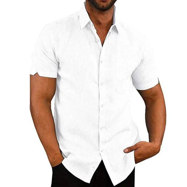 Men's Linen Texture Shirt