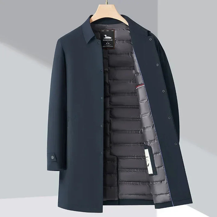 Men's Insulated Trench Coat