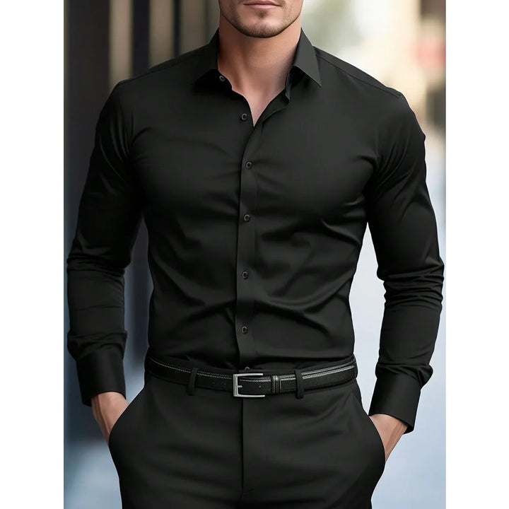Men's Elastic Business Shirt