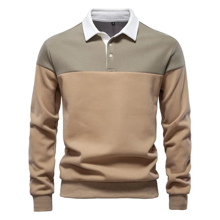 Men's Polo Collar Winter Sweater