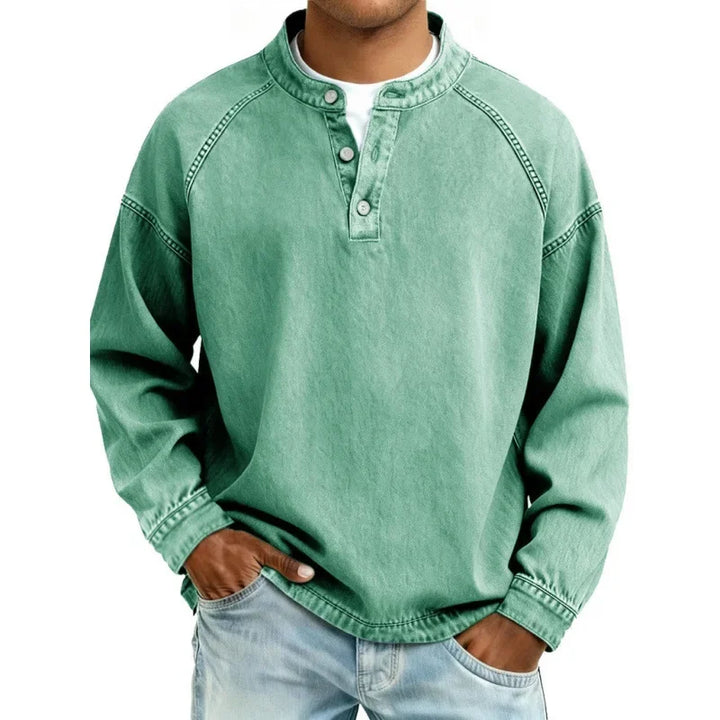 Men's Retro Button Shirt