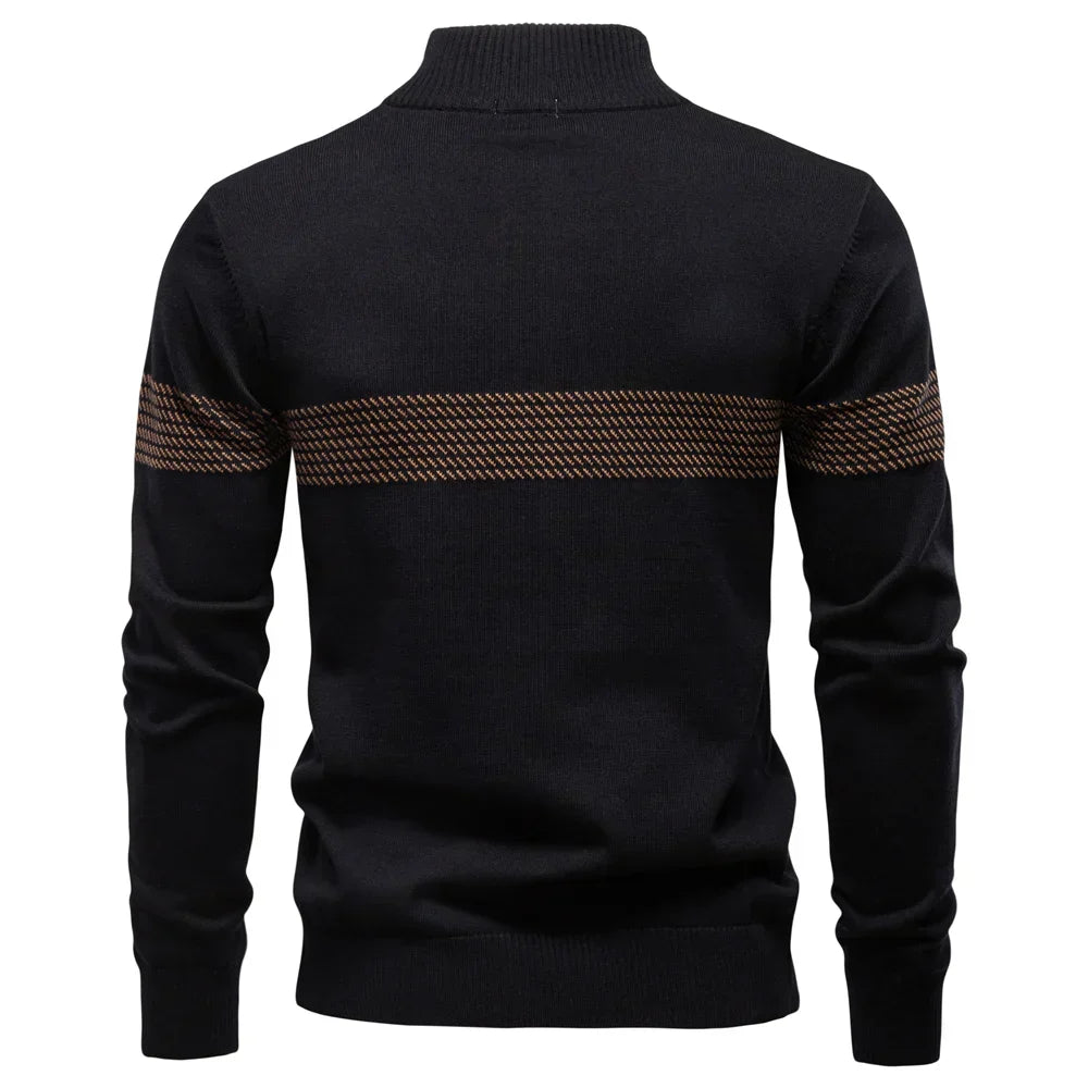 Men's Classic Half-Zip Knit Sweater