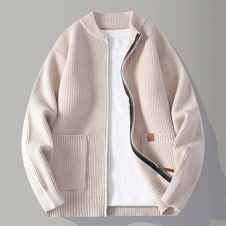 Men's Ribbed Knit Jacket