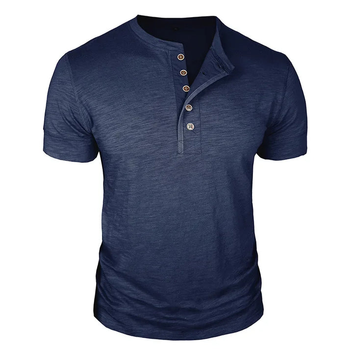 Men's Henley Neck T-Shirt