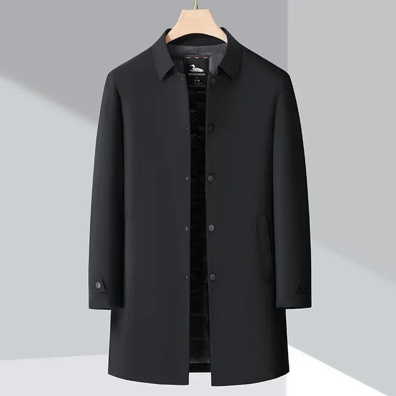 Men's Insulated Trench Coat