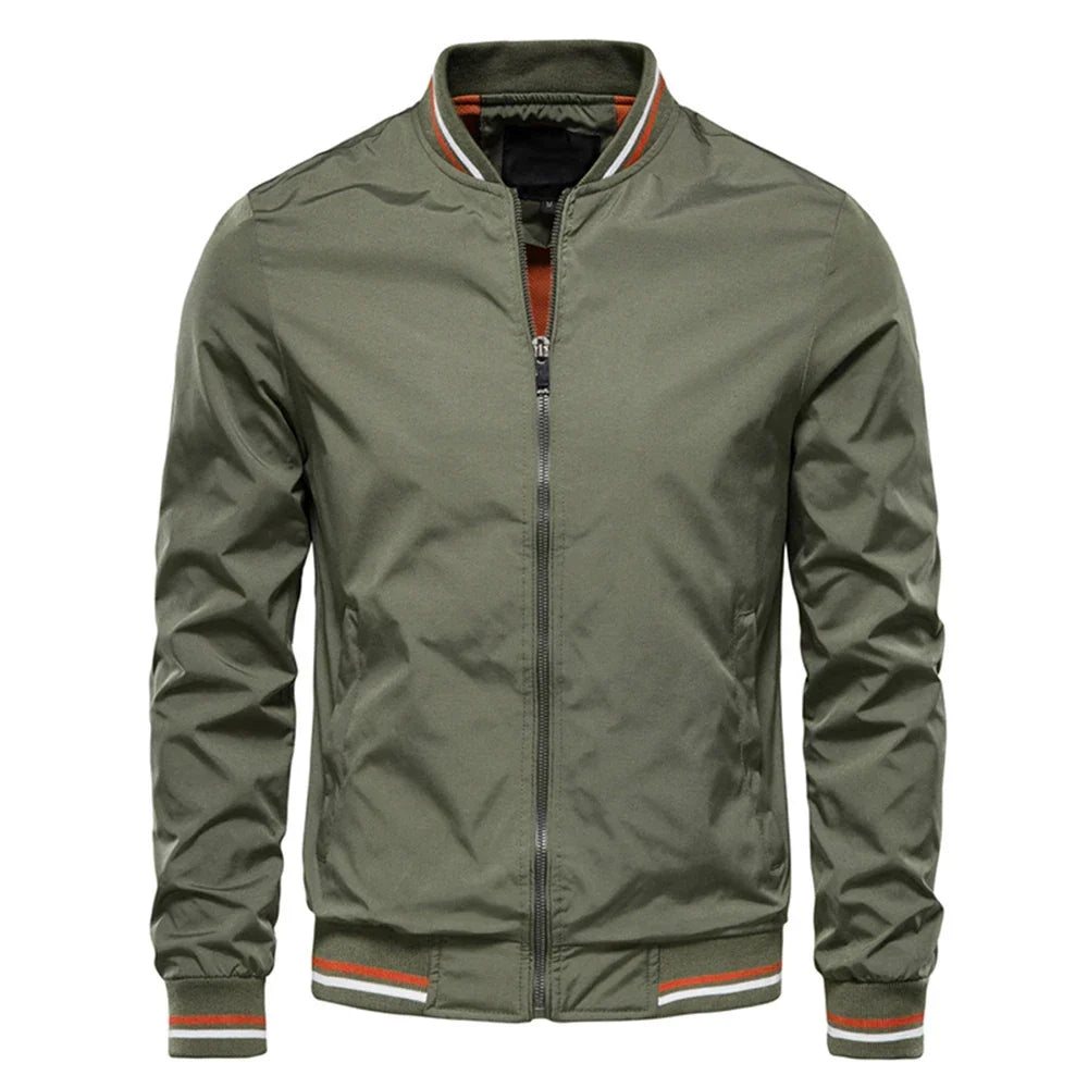 Men's Contrast Bomber Jacket