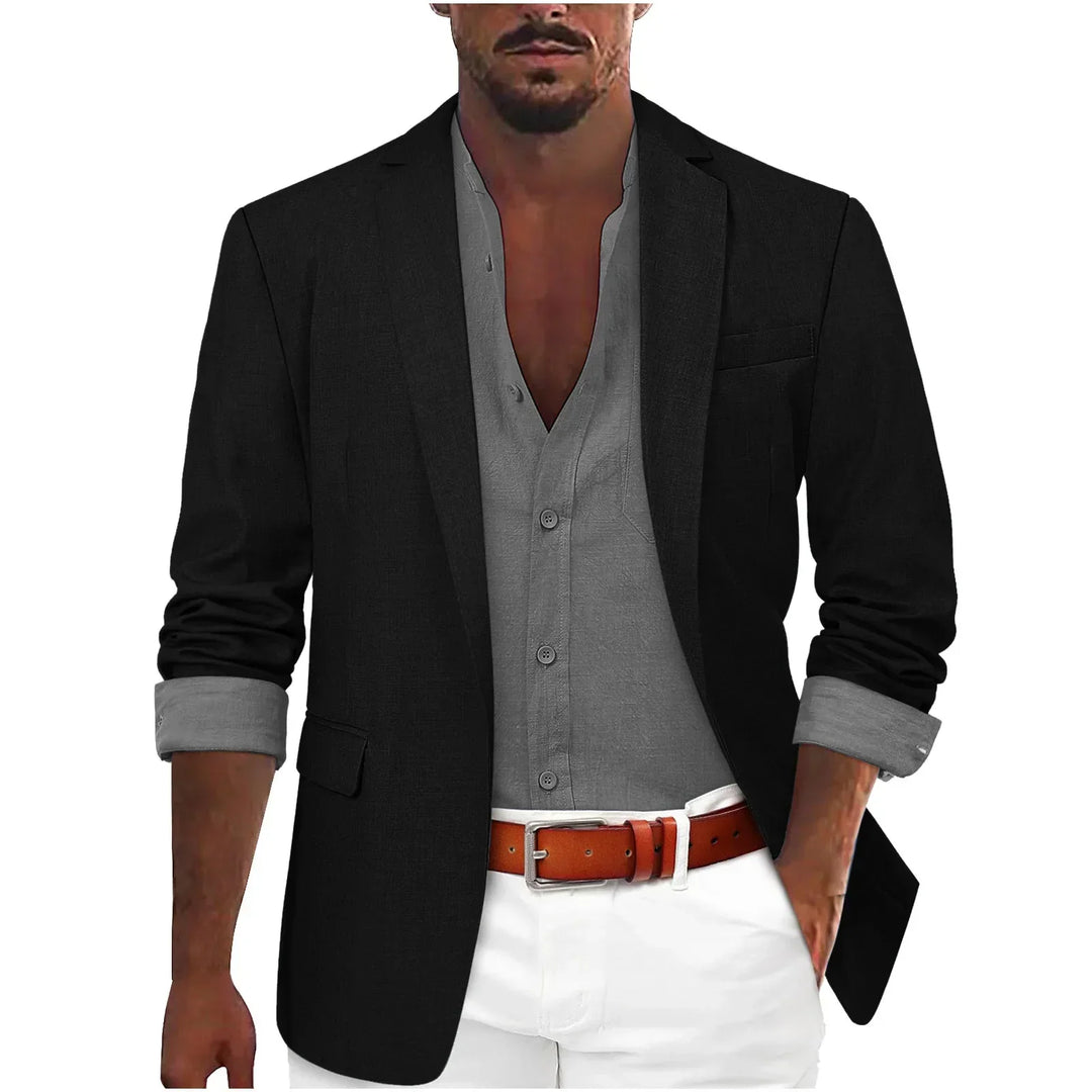 Men's Lightweight Linen Blazer