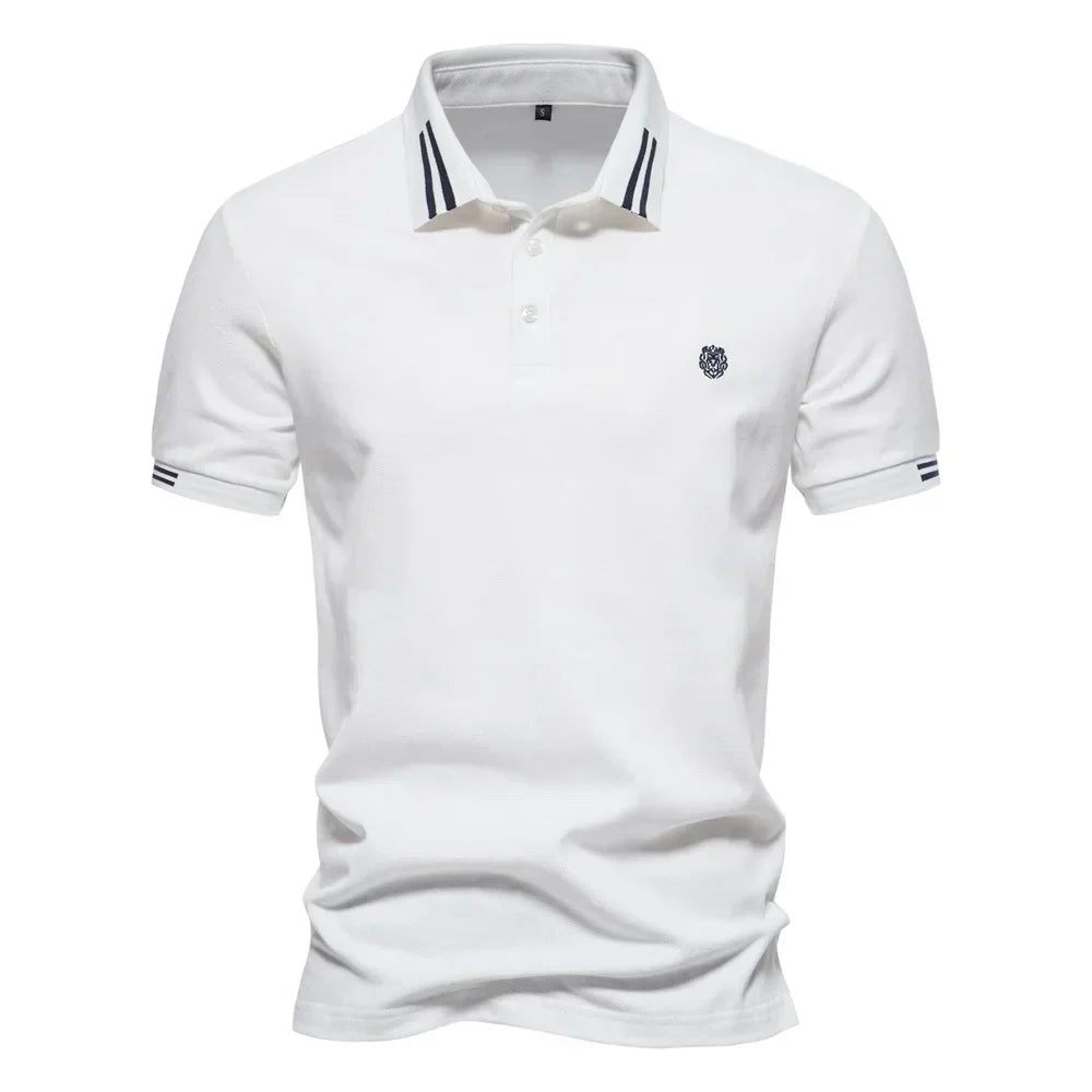 Men's Contrast Pique Polo Shirt