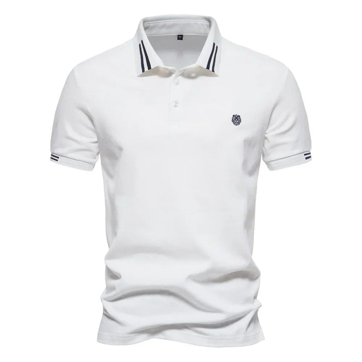 Men's Contrast Pique Polo Shirt