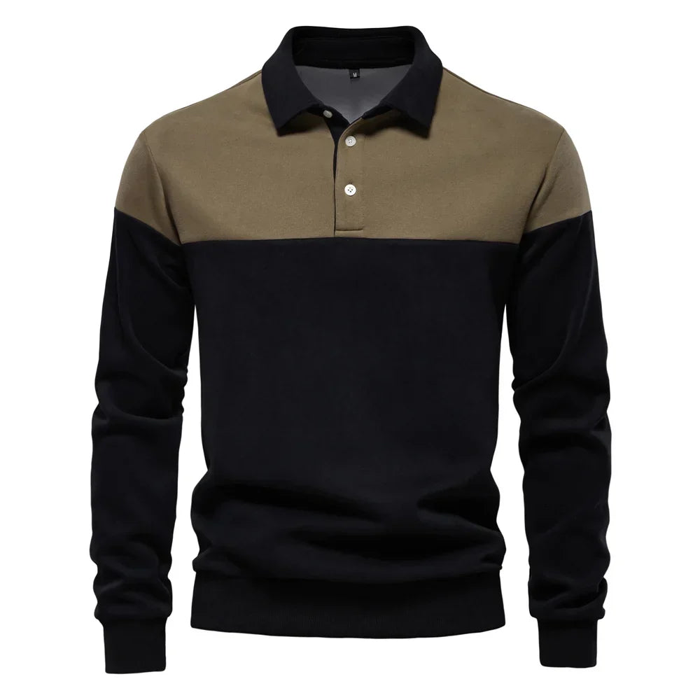 Men's Polo Collar Winter Sweater