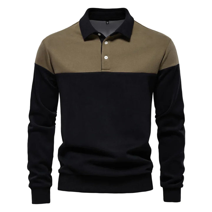 Men's Polo Collar Winter Sweater