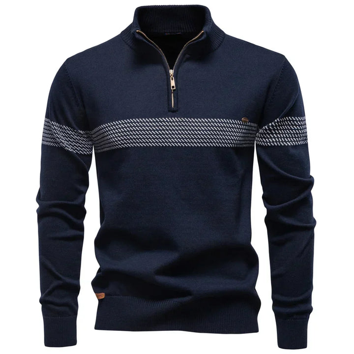 Men's Classic Half-Zip Knit Sweater