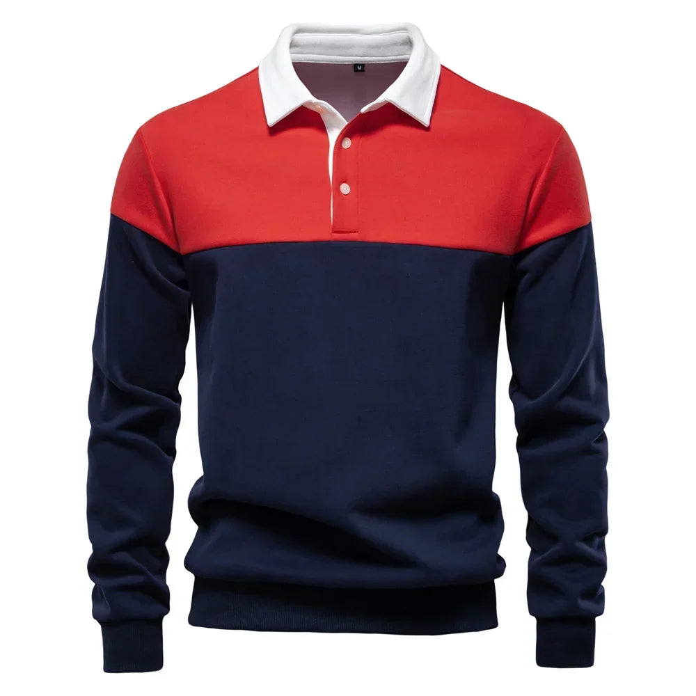 Men's Polo Collar Winter Sweater