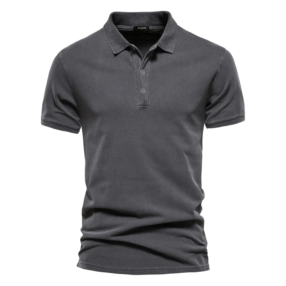 Men's Classic Cotton Polo Shirt