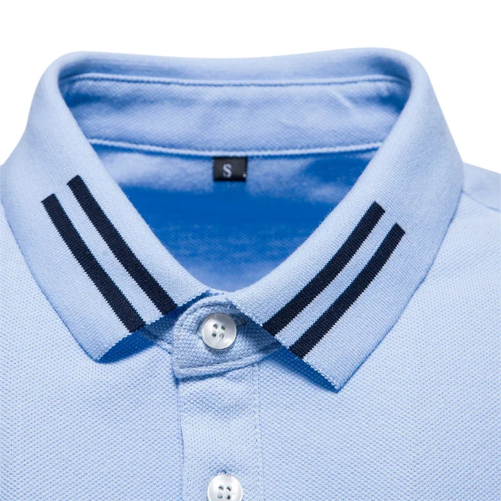 Men's Contrast Pique Polo Shirt