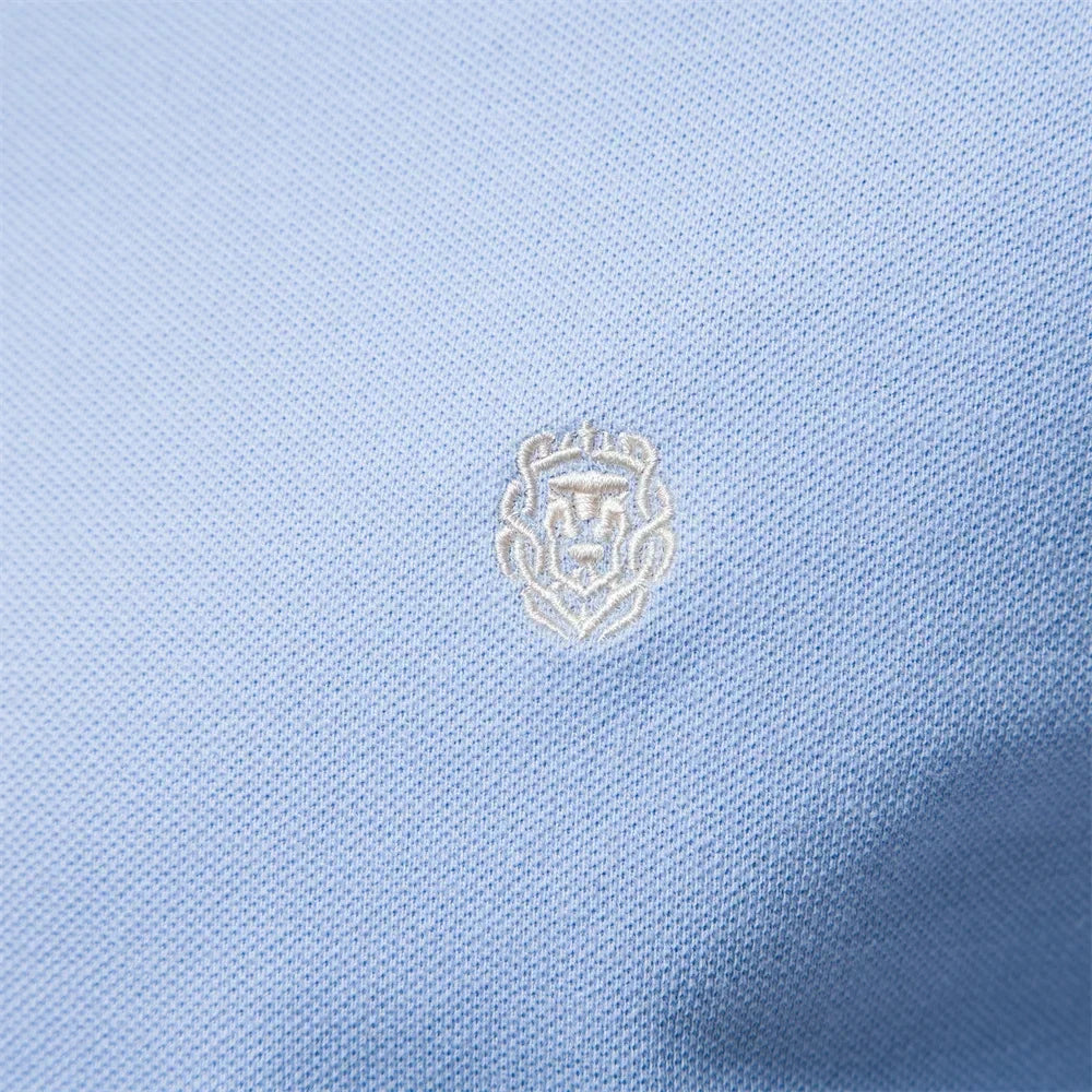 Men's Contrast Pique Polo Shirt