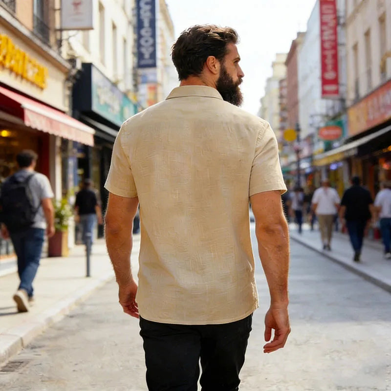 Men's Button-Up Summer Shirt