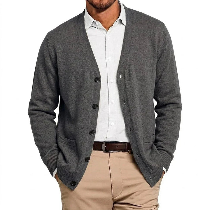 Men's Knit Stand Collar Blazer