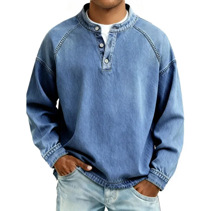 Men's Retro Button Shirt