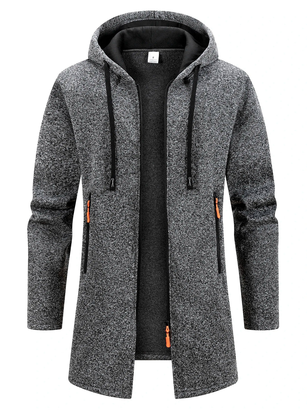 Elegant Men'S Hooded Jacket