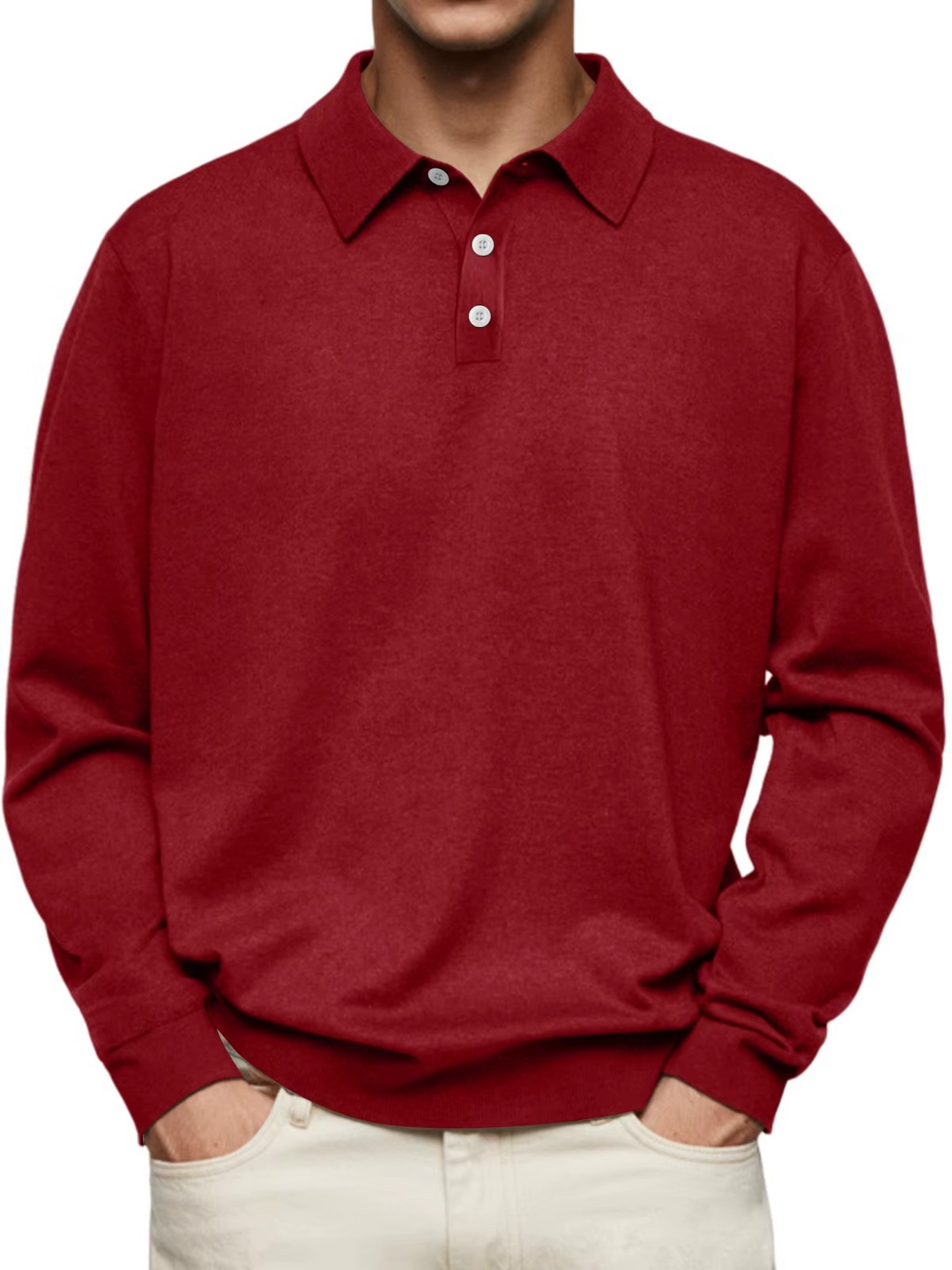 Men's Long Sleeve Polo Shirt