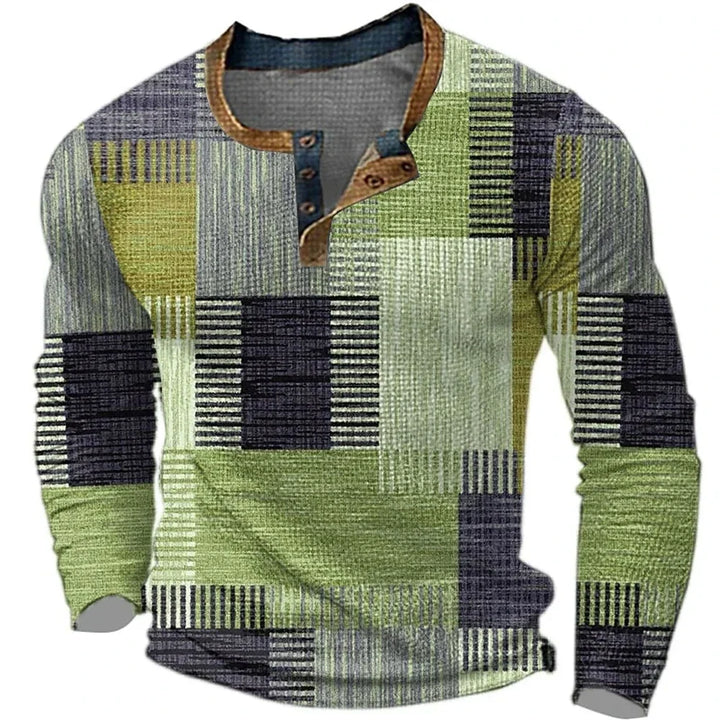 Men's Colourful Long Sleeve Shirt