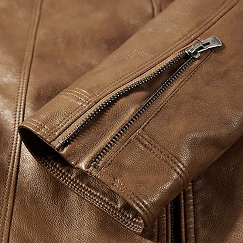 Men's Vintage Zippered Jacket