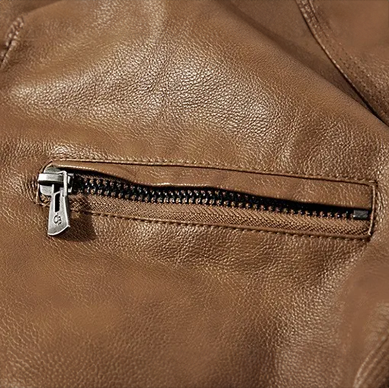 Men's Vintage Zippered Jacket