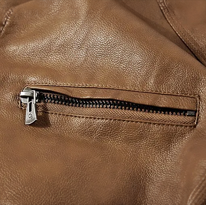 Men's Vintage Zippered Jacket
