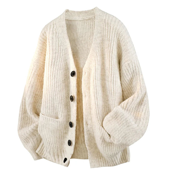 Men's Relaxed V Neck Cardigan