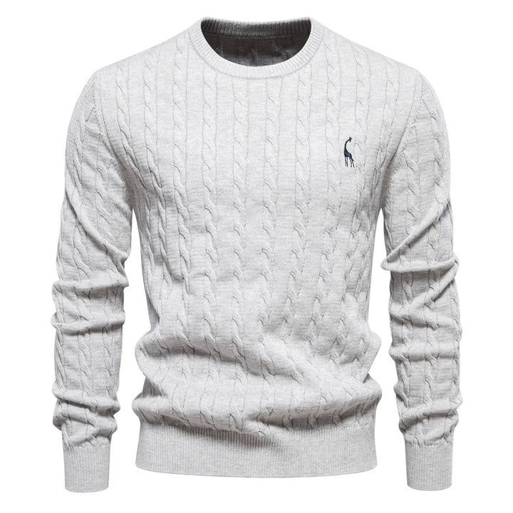 Men's Textured Cable Sweater