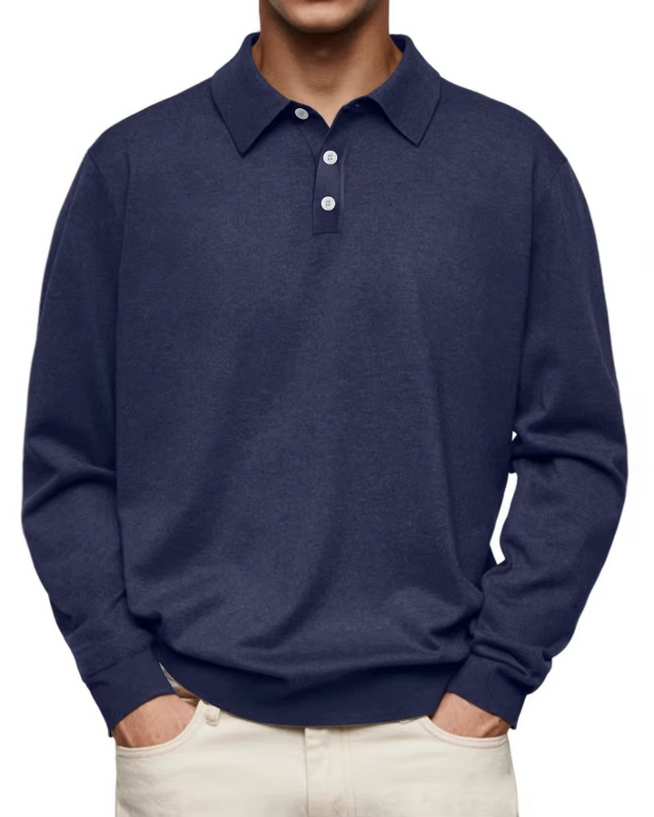 Men's Long Sleeve Polo Shirt